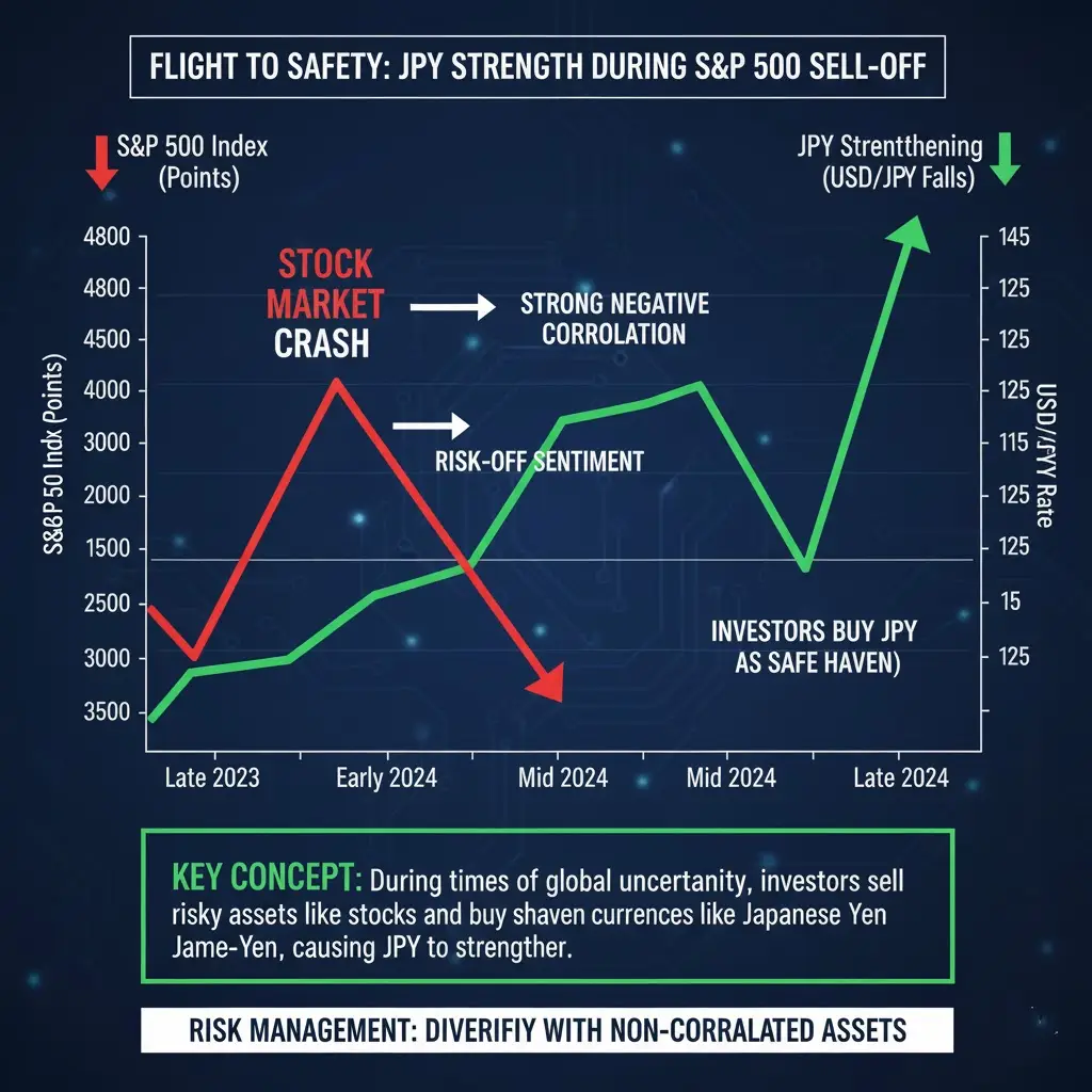 Comparative chart of S&P 500