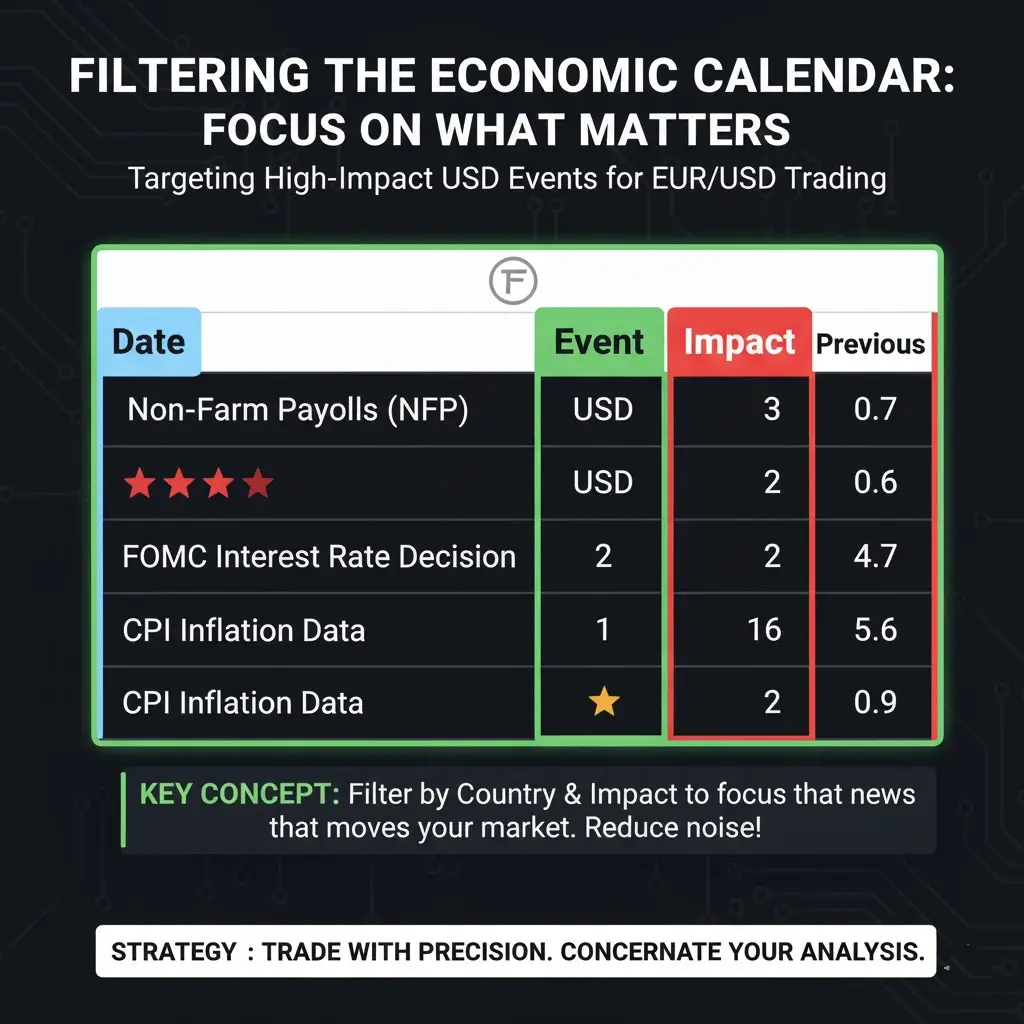 Filtering the calendar by country | Verso Prop Firm Filtering the calendar by country