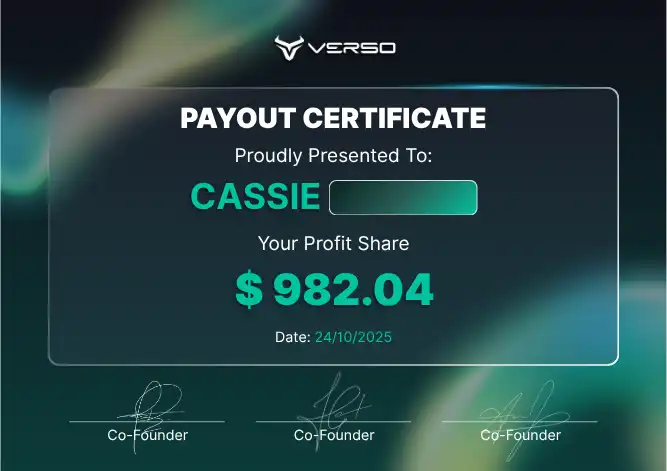 Payout October Cassie